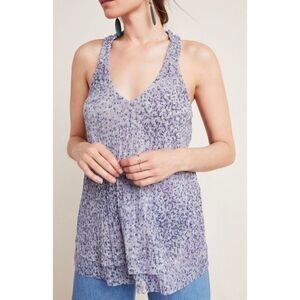 Anthropologie A+ Lavender Shimmer Tank 2X